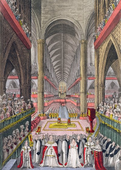 Le couronnement de Guillaume IV et Adélaïde à l